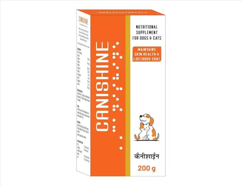 Canishine Skin & Coat Nutritional Supplement for Dogs & Cats