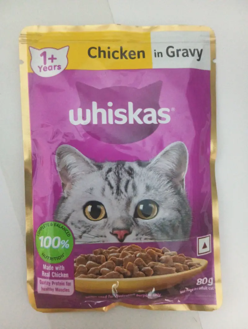 Whiskas Chicken Adult Wet Food (80g)