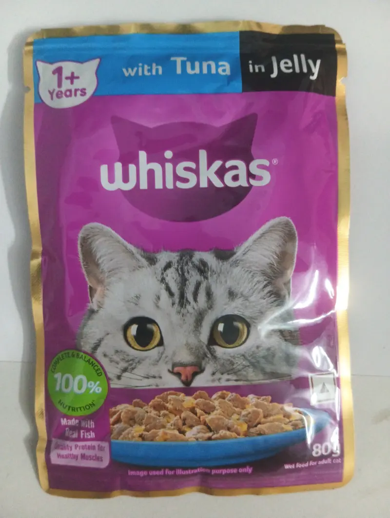 Whiskas Tuna in Jelly Adult Wet Food (80g)
